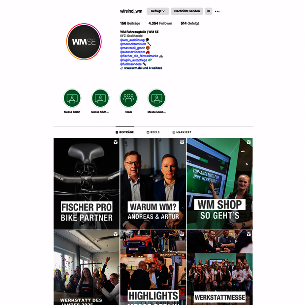 Systemzentrale - Instagram WMSE