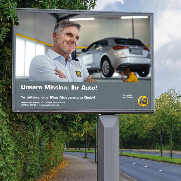 Systemzentrale - Plakatwand